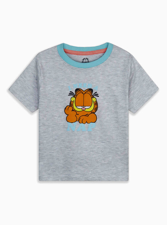 Baby Boys Printed T Shirt Grey