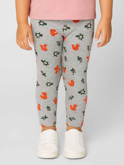 Baby Girls Stretch Legging AOP