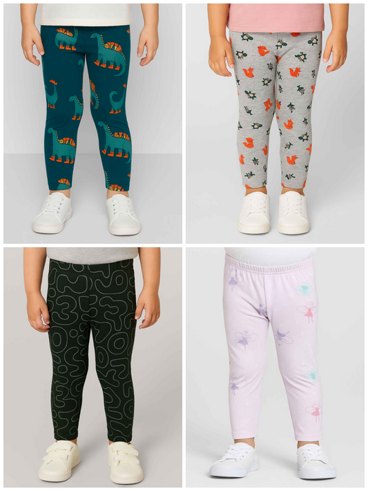 Baby Girls Stretch Legging AOP