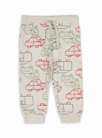 Baby Boys French Terry Beige Jogger