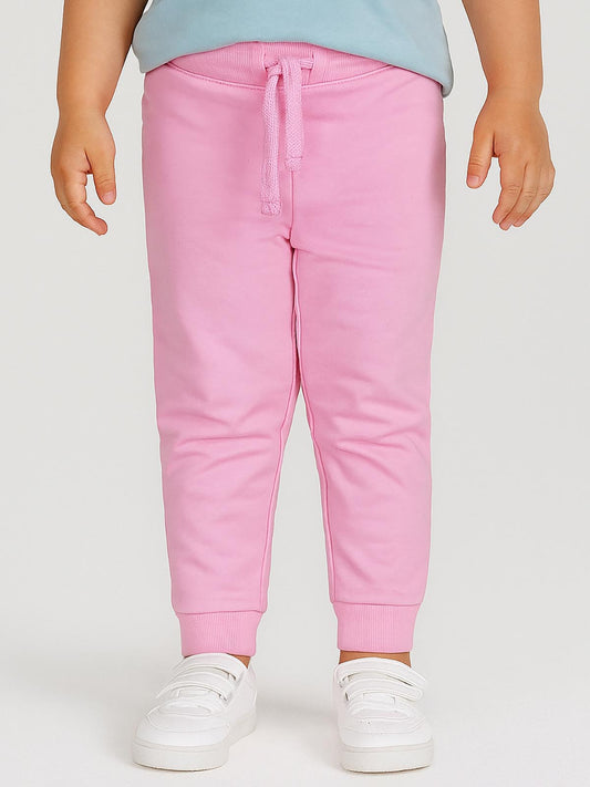 Baby Girls French Terry Pink Jogger