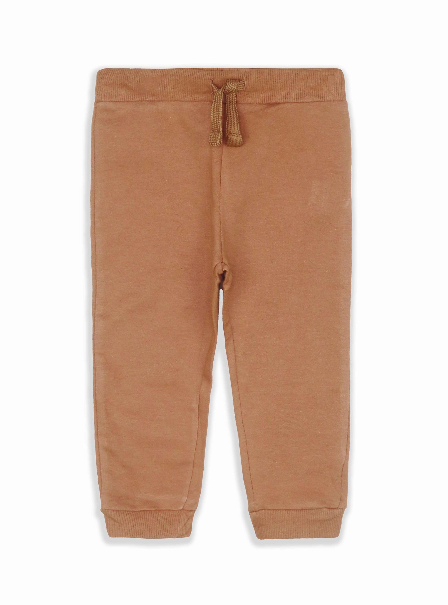 Baby Boys French Terry Brown Jogger