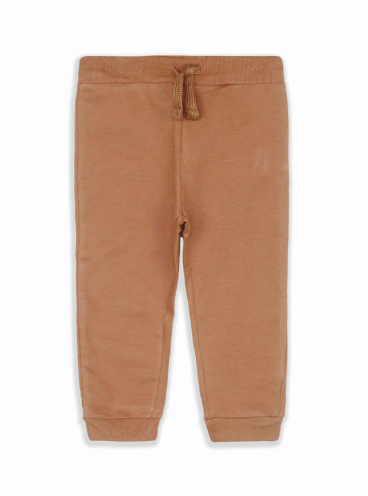 Baby Boys French Terry Brown Jogger