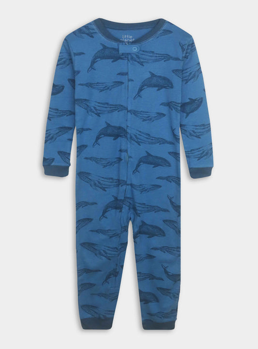 Baby Boys Shark AOP Coverall