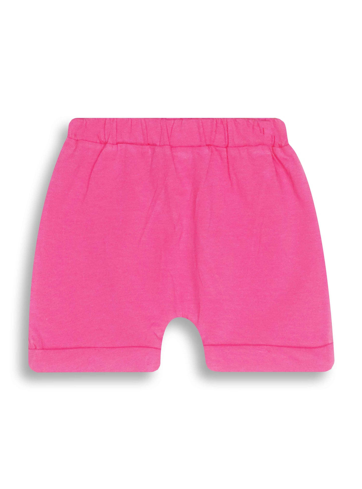 Baby Girls Pink Knit Shorts