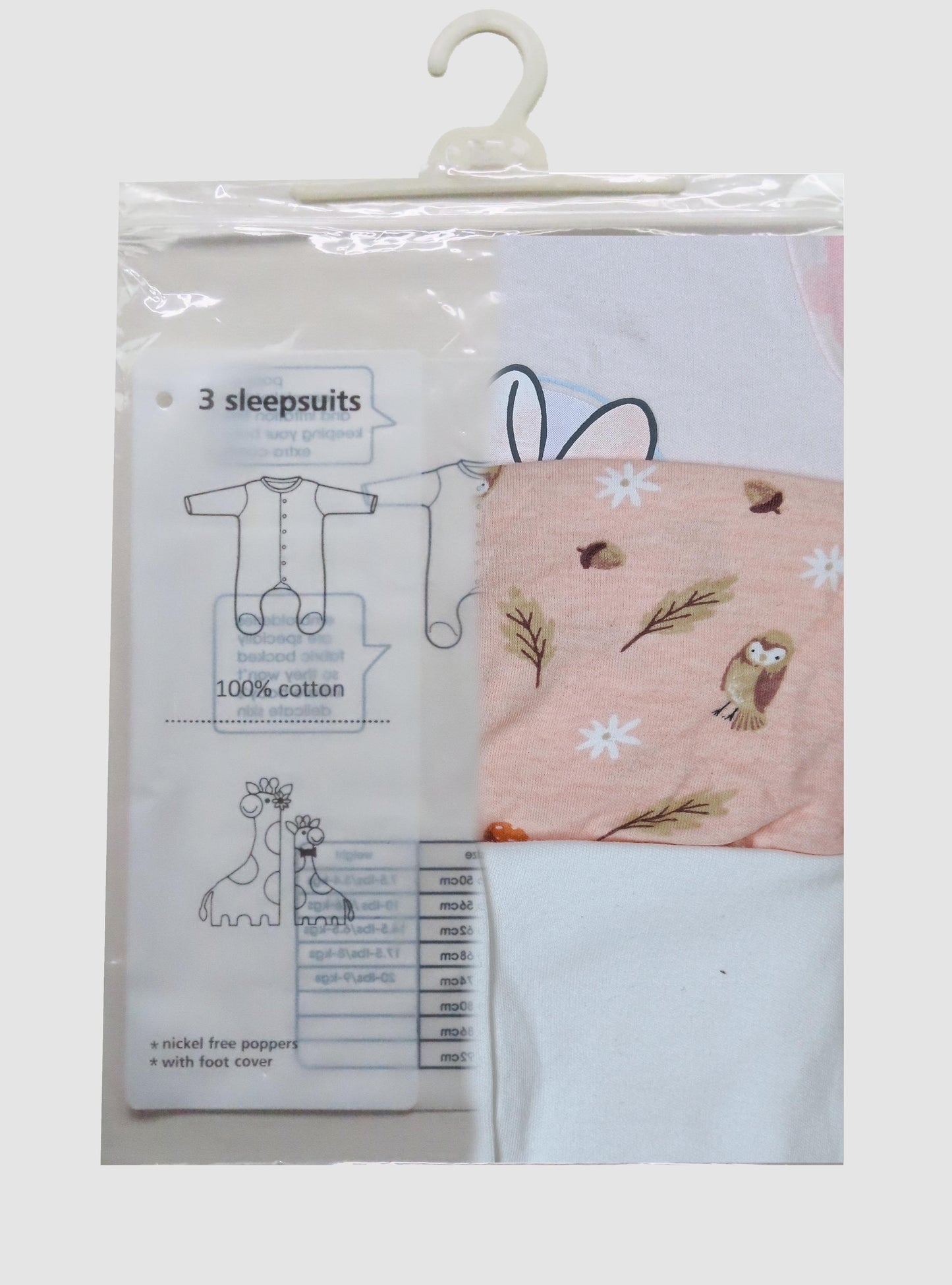 Baby Printed Sleepsuits Assorted