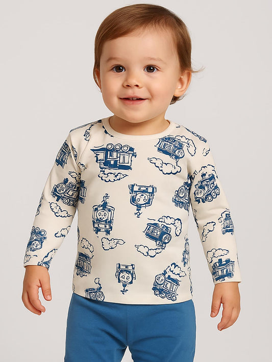 Baby Boys Off White T-Shirt