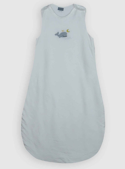 Baby Sleeveless Sleeping Bag Whale Embroid