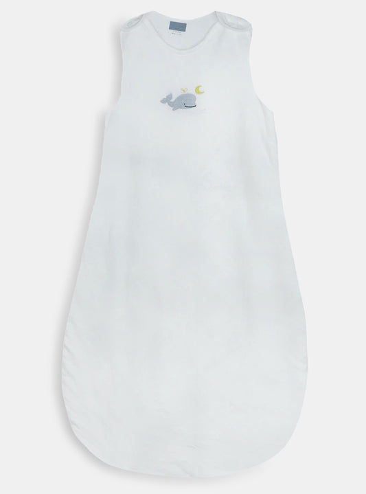 Baby Sleeveless Sleeping Bag Whale Embroid