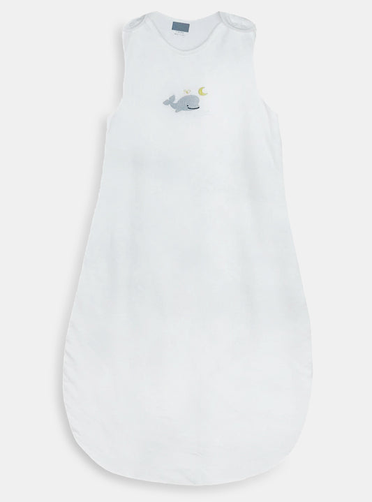 Baby Sleeveless Sleeping Bag Whale Embroid
