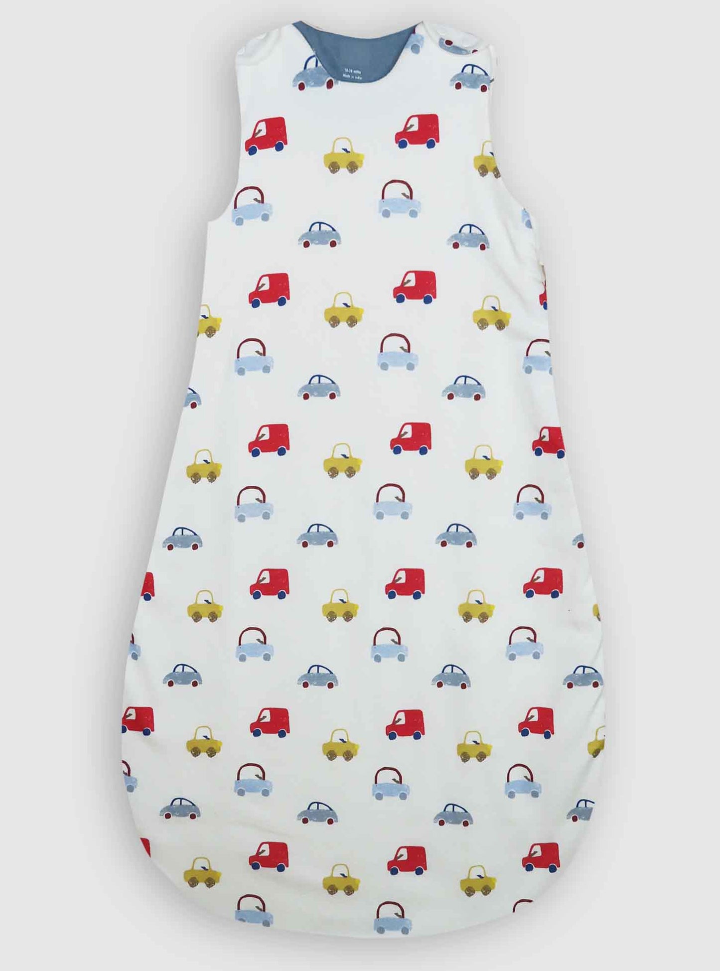 Baby Sleeveless Sleeping Bag Car Print