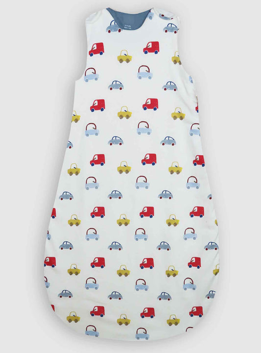 Baby Sleeveless Sleeping Bag Car Print