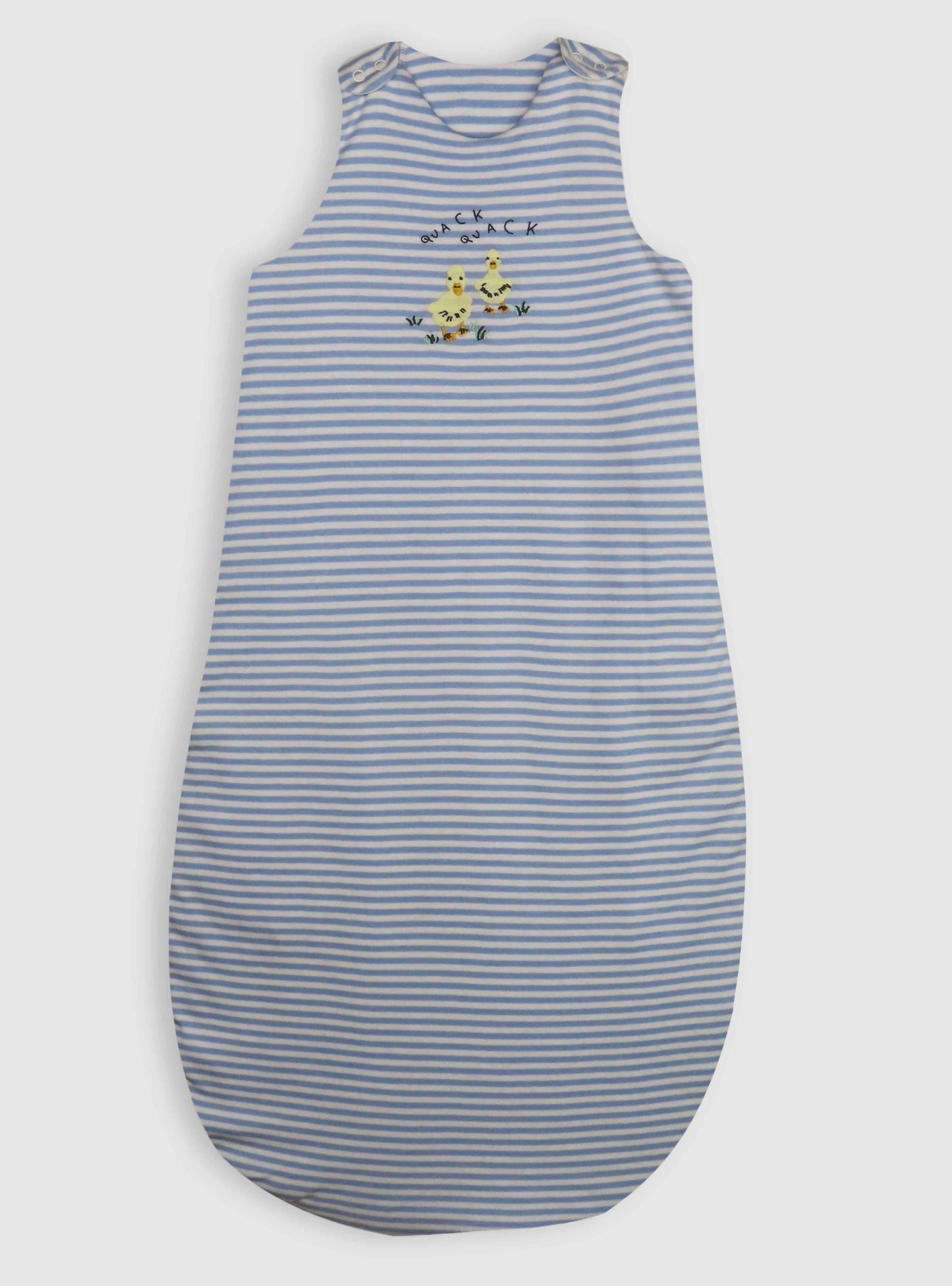 Baby Sleeveless Sleeping Bag Blue Striped