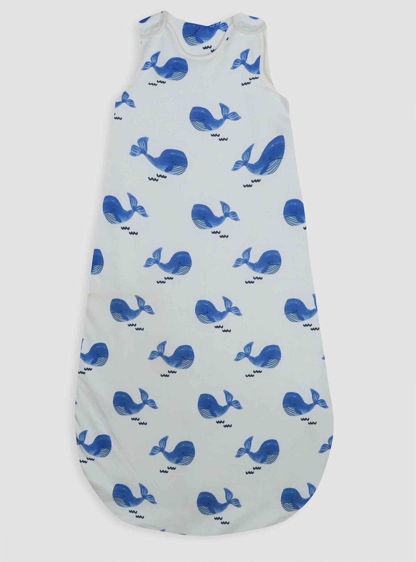 Baby Sleeveless Sleeping Bag Whale Print