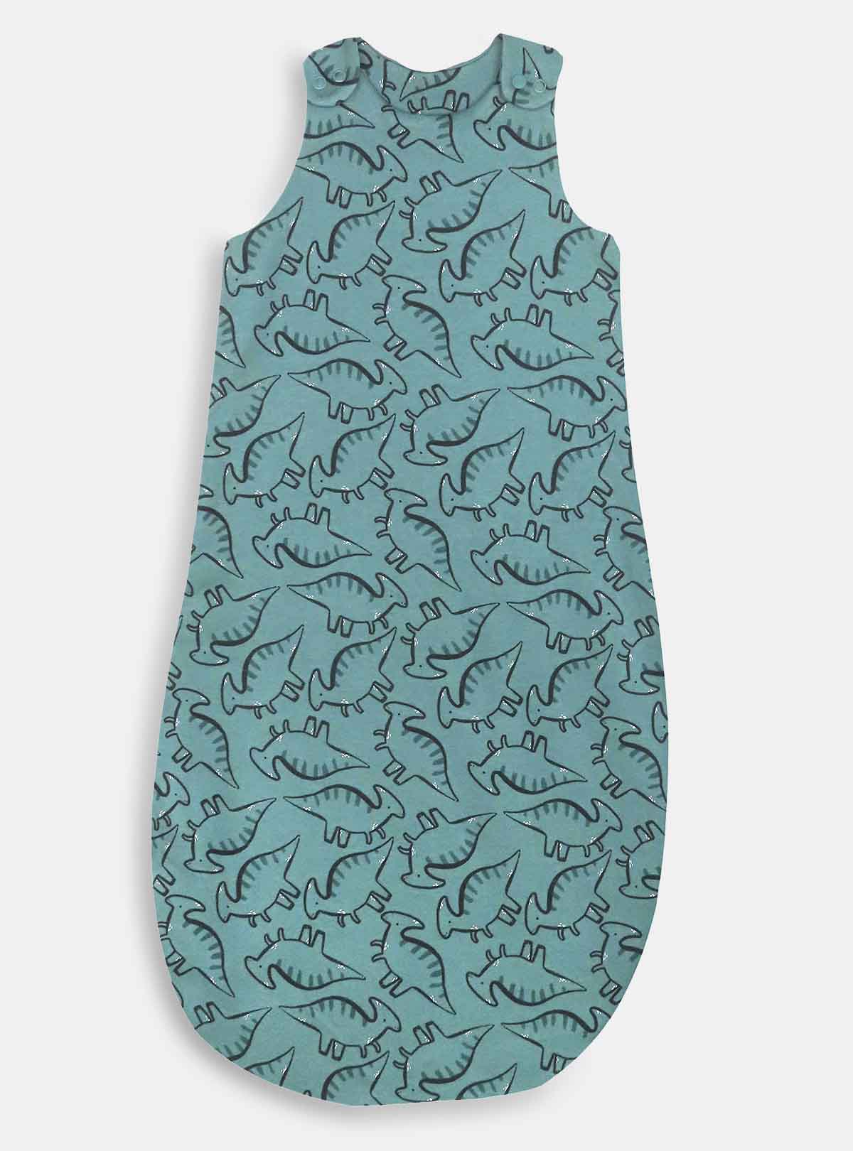 Baby Sleeveless Sleeping Bag Dinosaurs Print