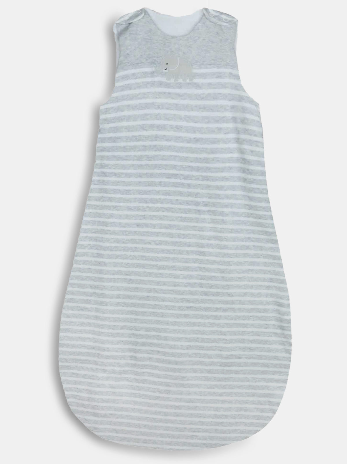 Baby Sleeveless Sleeping Bag Grey Striped