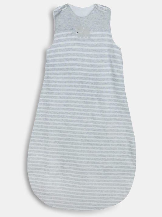 Baby Sleeveless Sleeping Bag Grey Striped