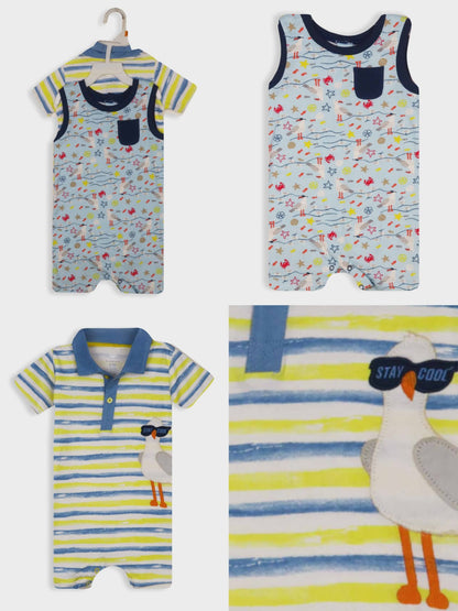 Baby Boys 2 Pc Playsuit Set