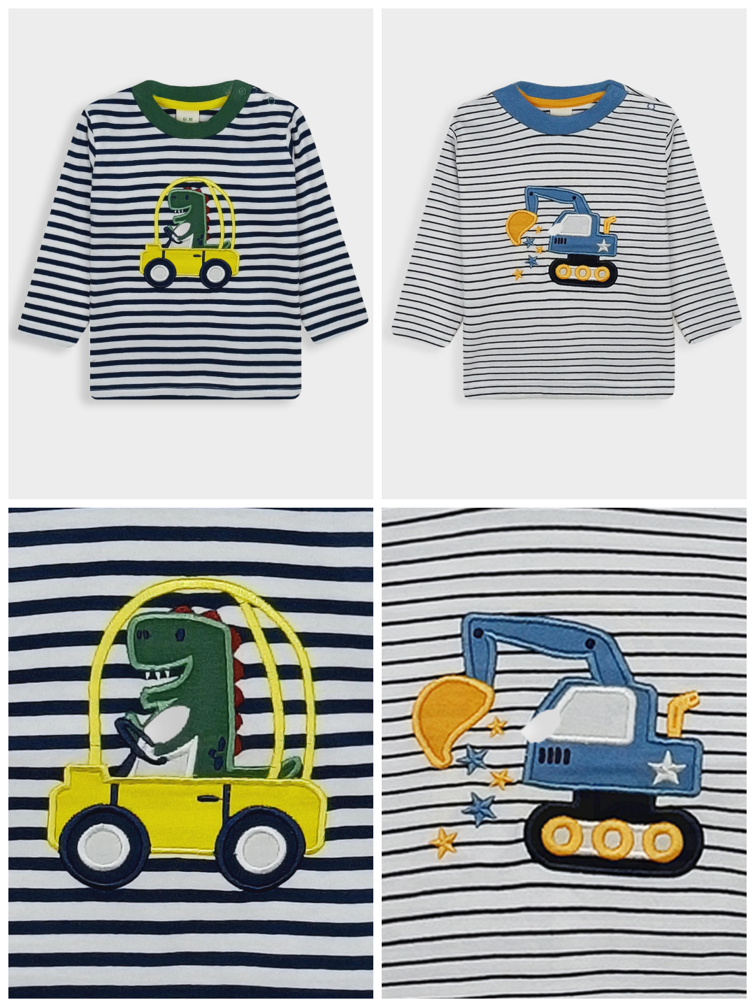 Baby Boys Striped Long Sleeve T-Shirt