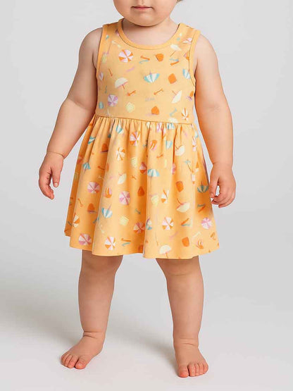 Baby Girls Sleeveless Knit Dress
