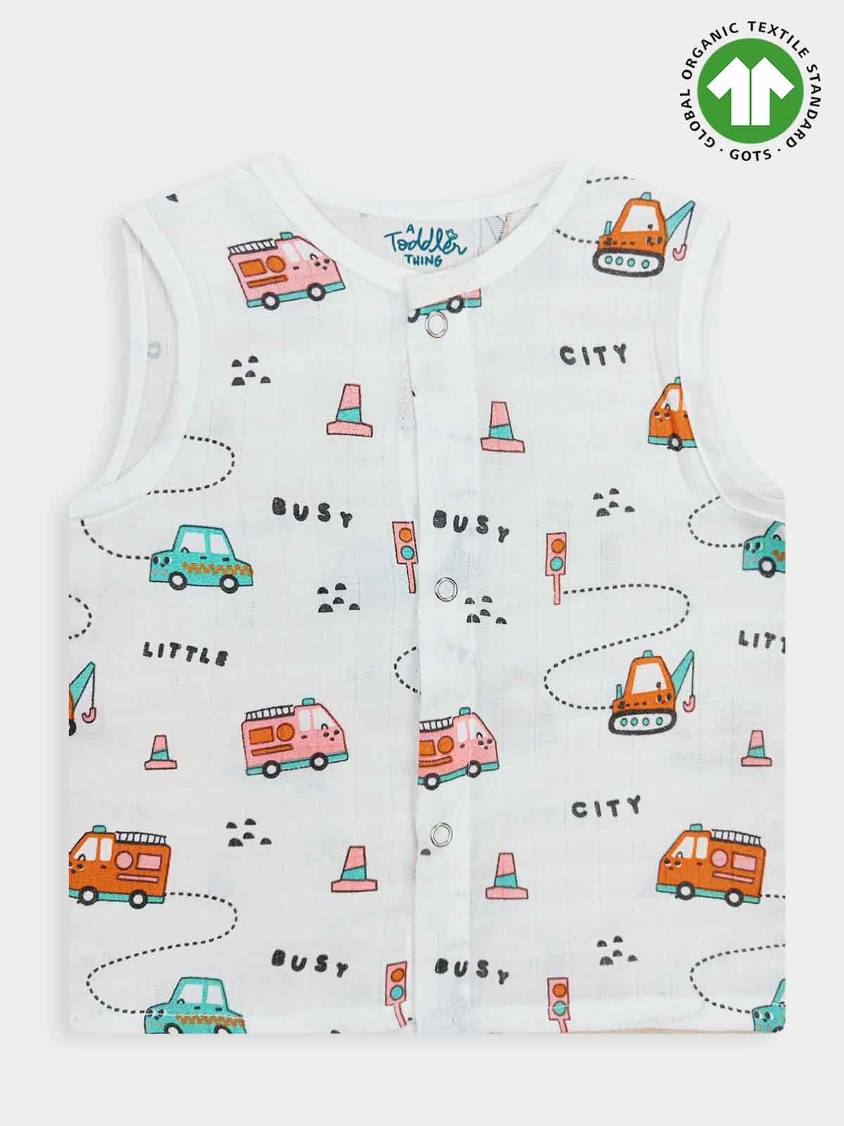 Baby Muslin Jabla Shorty Set