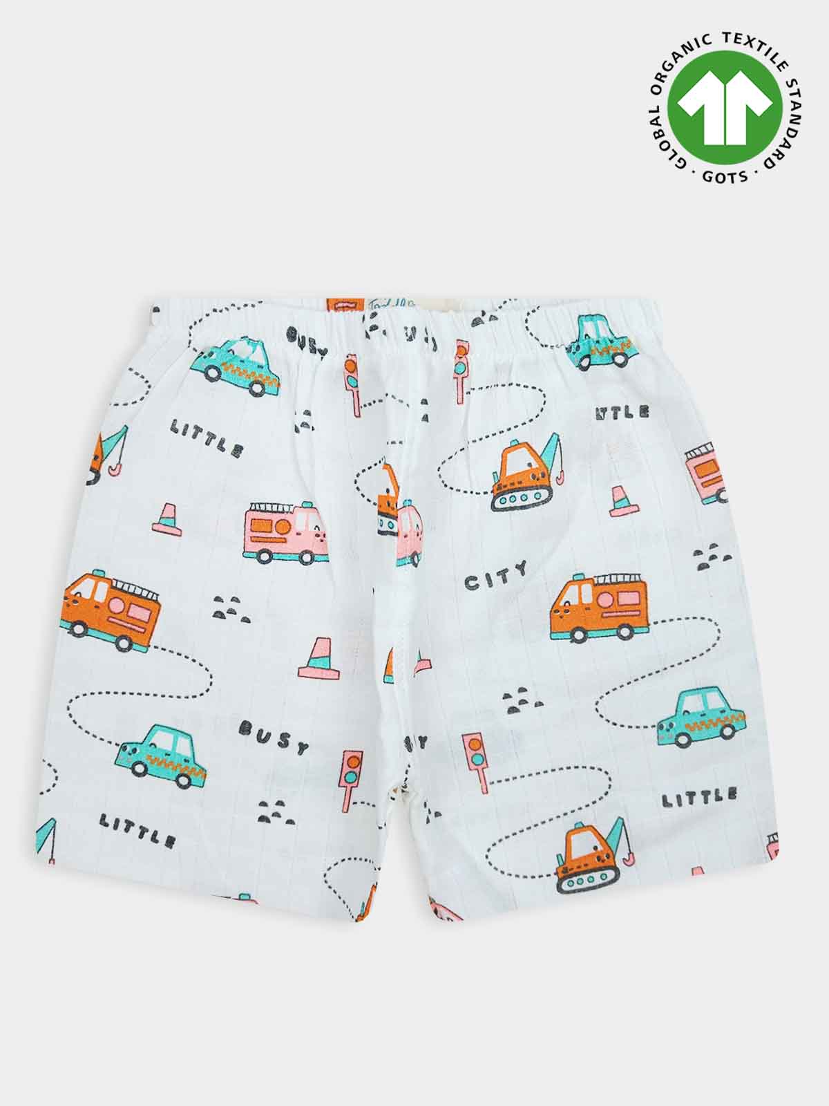 Baby Muslin Jabla Shorty Set
