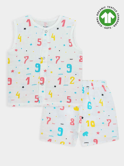 Baby Muslin Jabla Shorty Set
