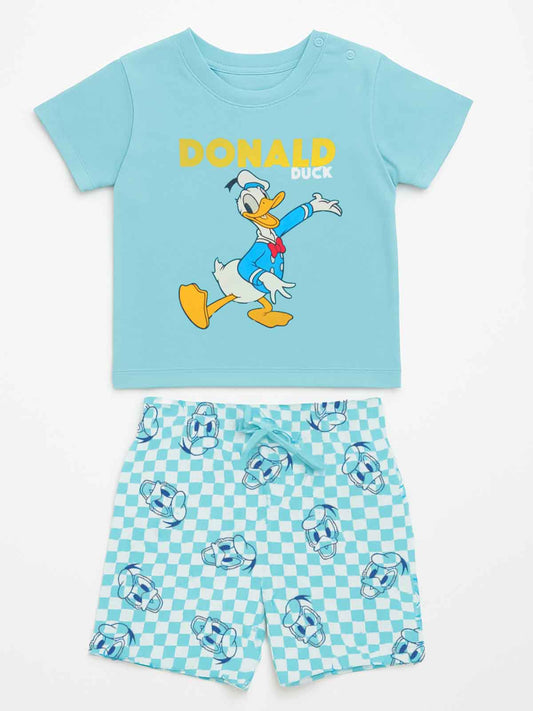 Baby Printed Shorty Set