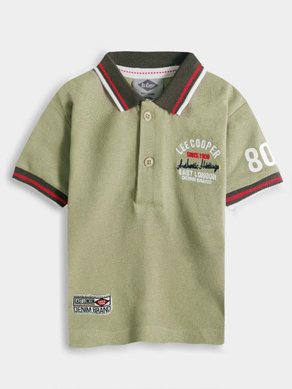 Baby Boys Printed n Applique Polos Mixed