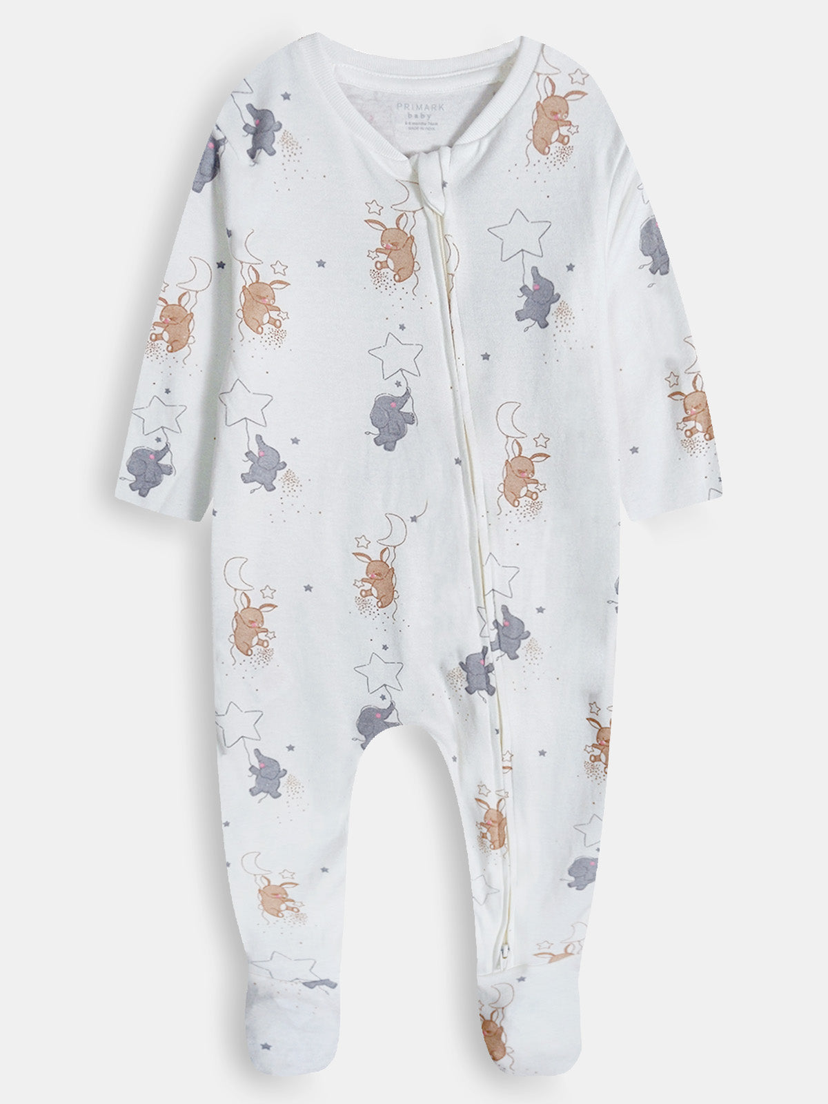 Baby Girls Printed 2 Pack Sleepsuits