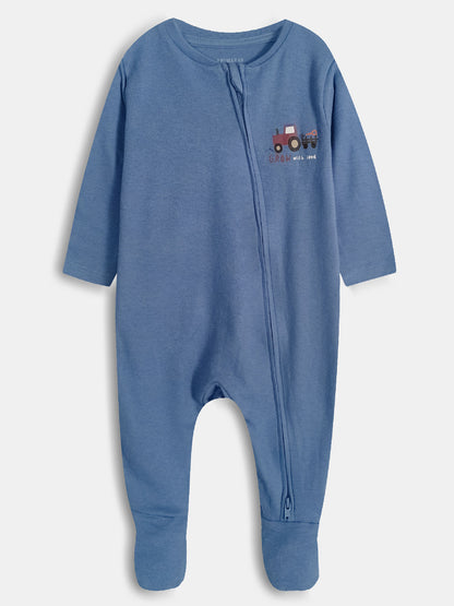 Baby Girls Printed 2 Pack Sleepsuits