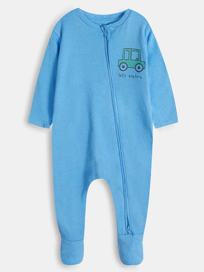 Baby Girls Printed 2 Pack Sleepsuits