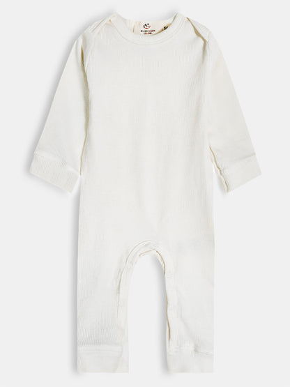 Baby Long Sleeve Rib Playsuits Mixed