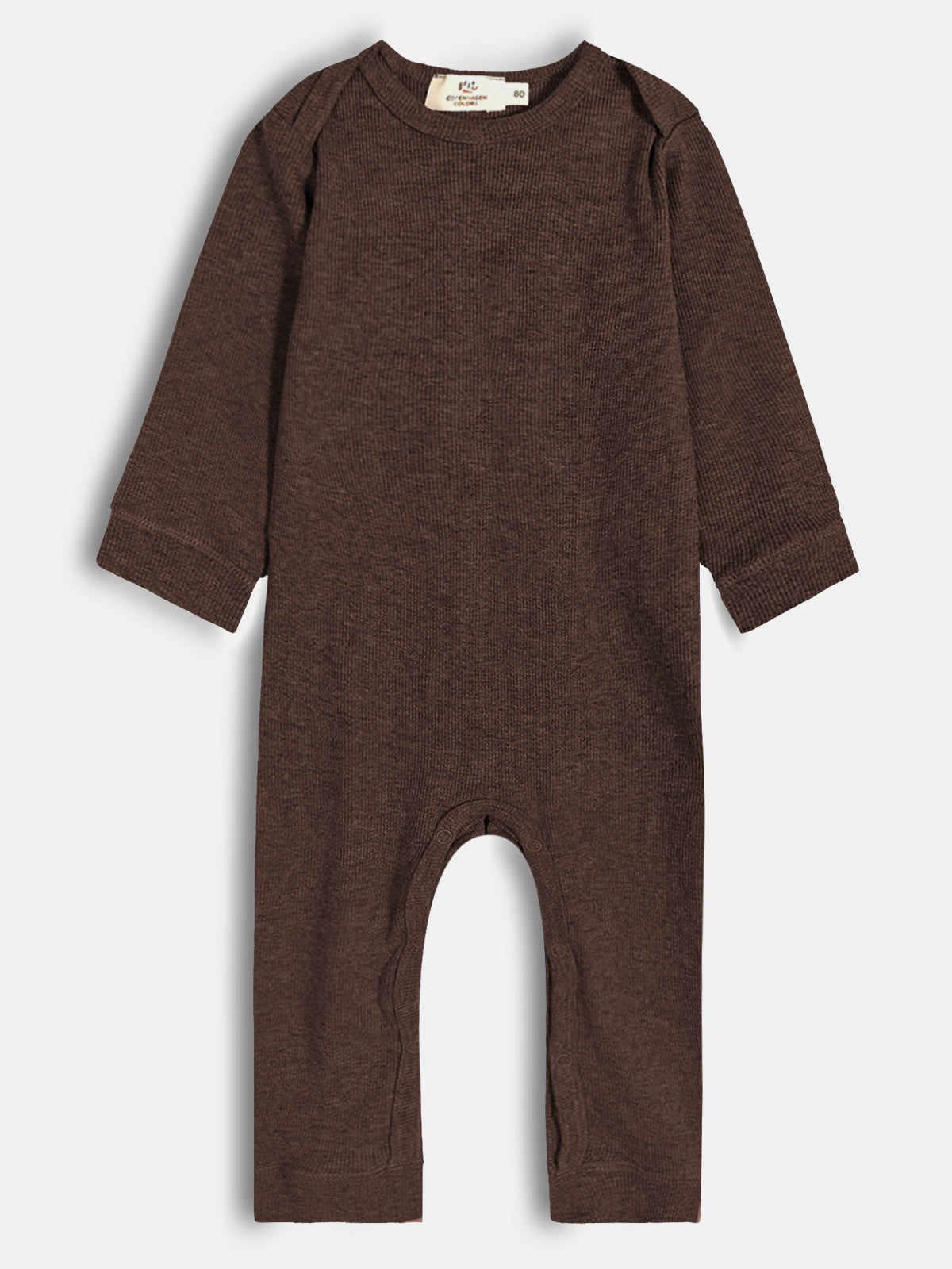 Baby Long Sleeve Rib Playsuits Mixed