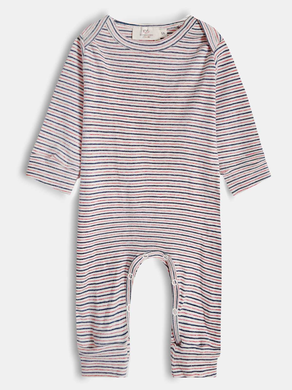 Baby Long Sleeve Rib Playsuits Mixed