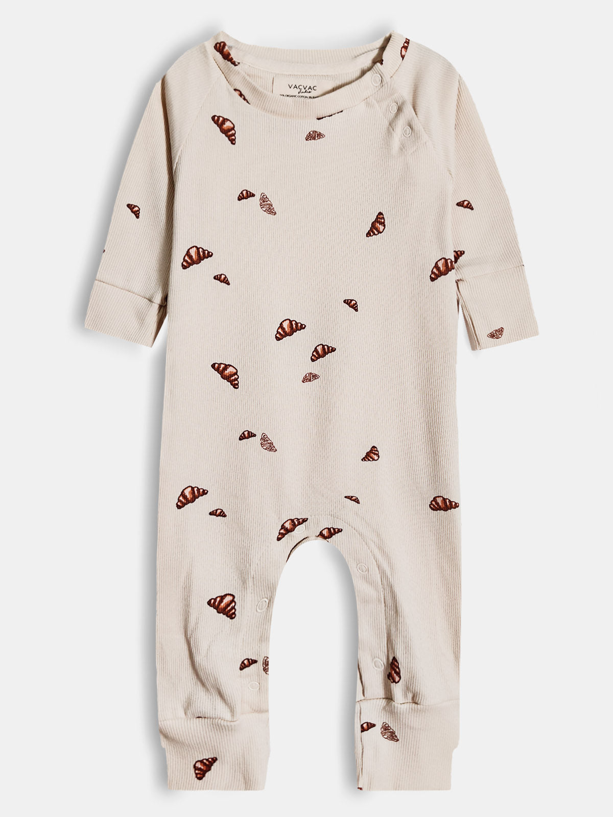 Baby Long Sleeve Rib Playsuits Mixed