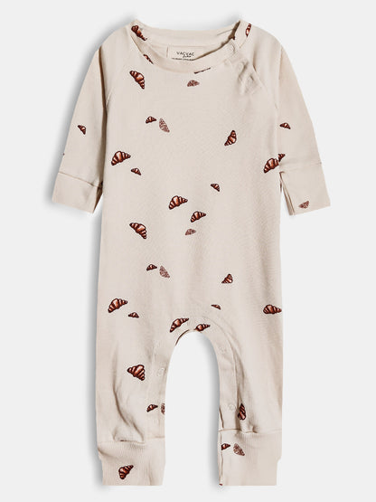 Baby Long Sleeve Rib Playsuits Mixed