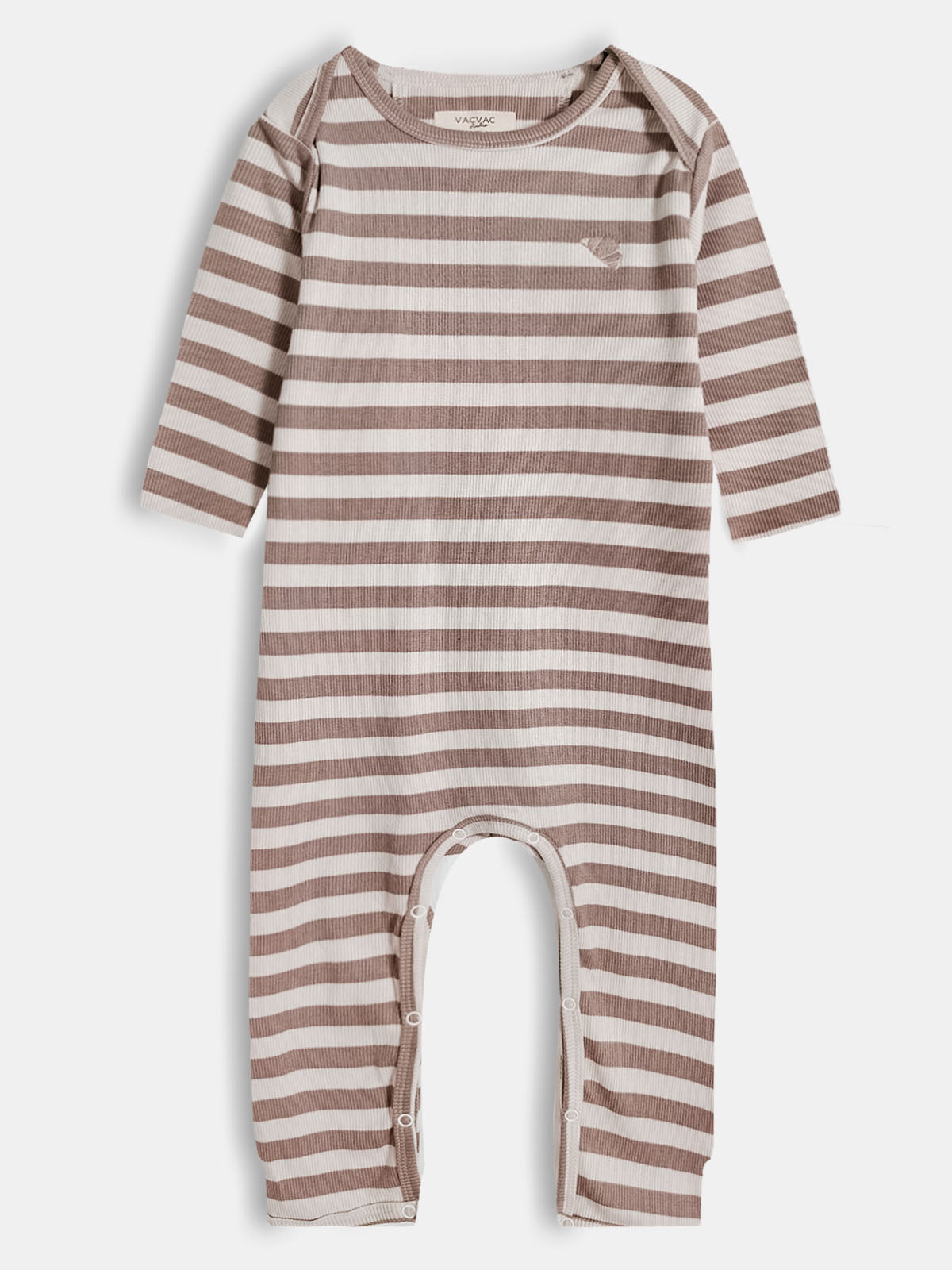 Baby Long Sleeve Rib Playsuits Mixed