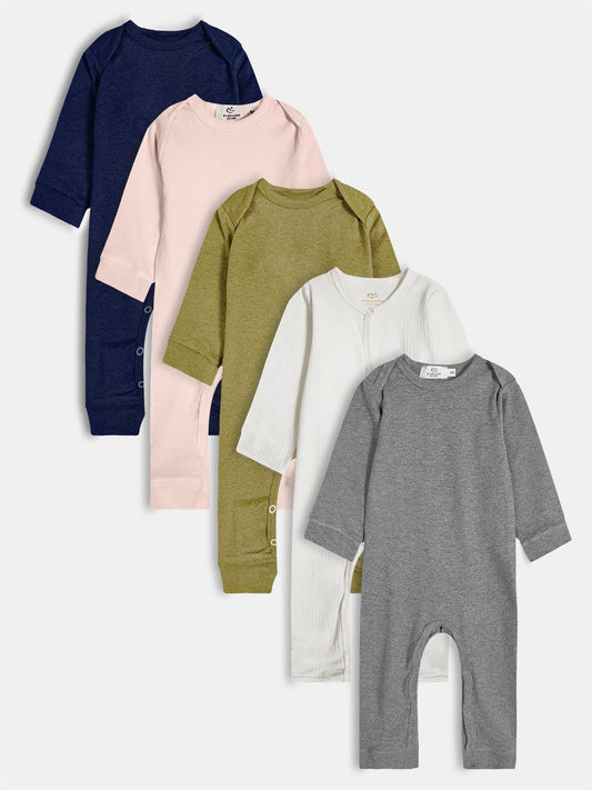 Baby Long Sleeve Playsuits Mixed
