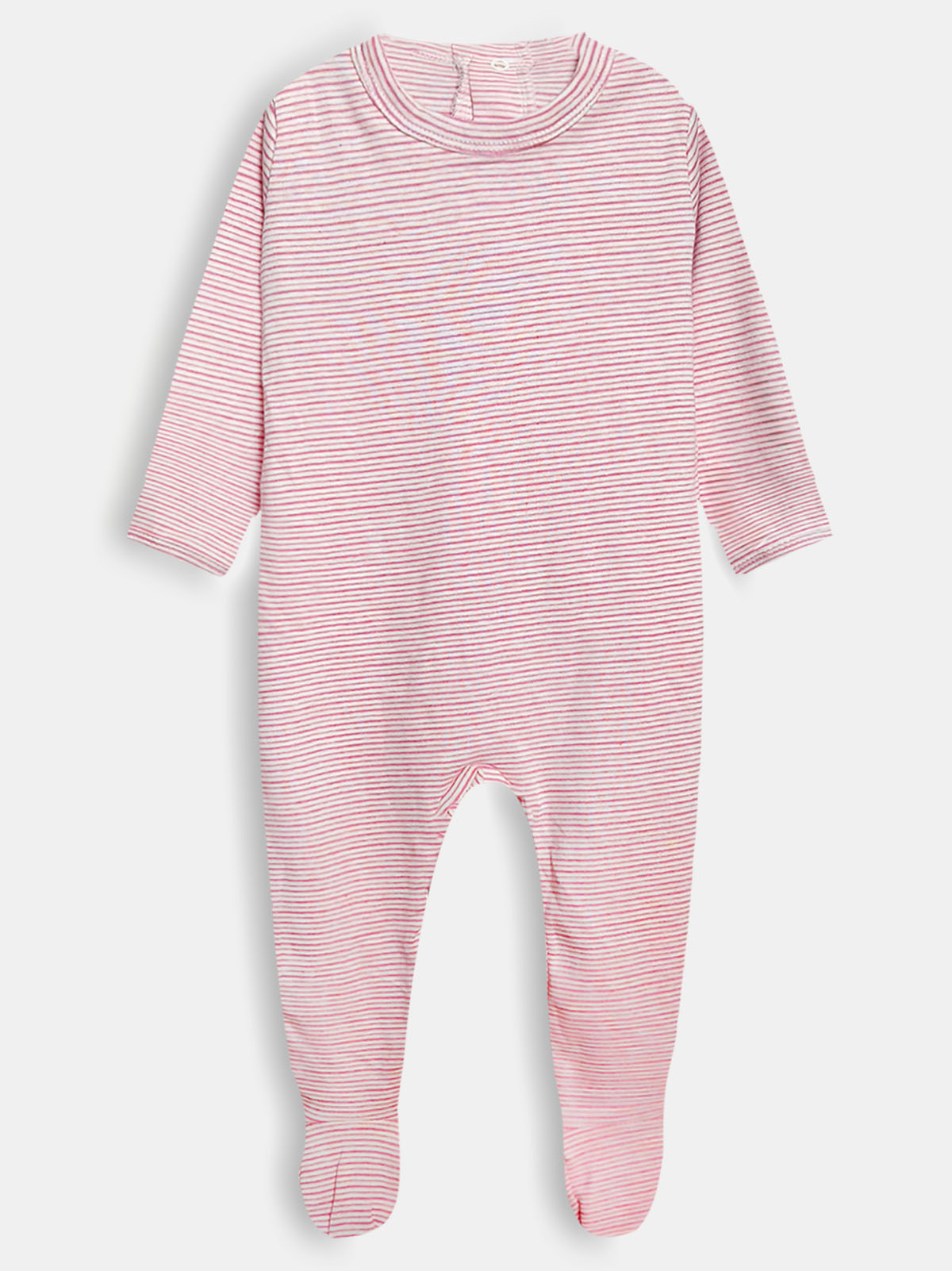 Baby Striped Sleepsuits Mixed
