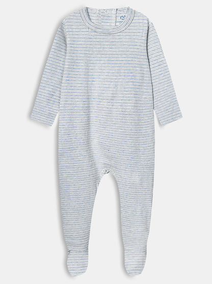 Baby Striped Sleepsuits Mixed