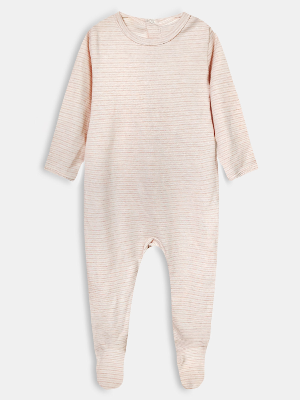 Baby Striped Sleepsuits Mixed