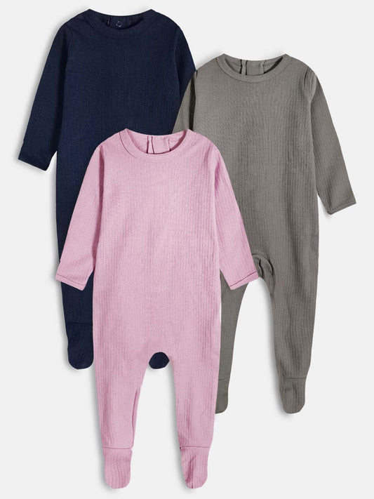 Baby Drop Needle Sleepsuits Mixed