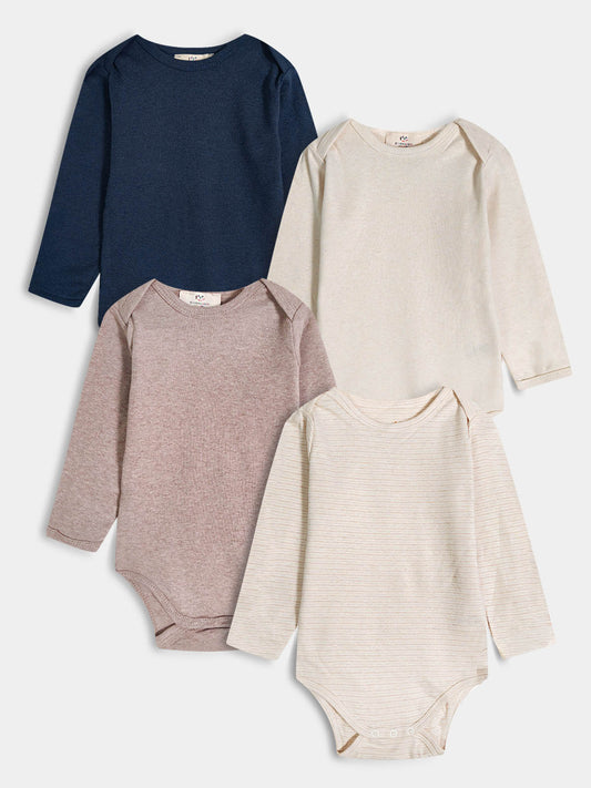 Baby Long Sleeve Bodysuits Mixed