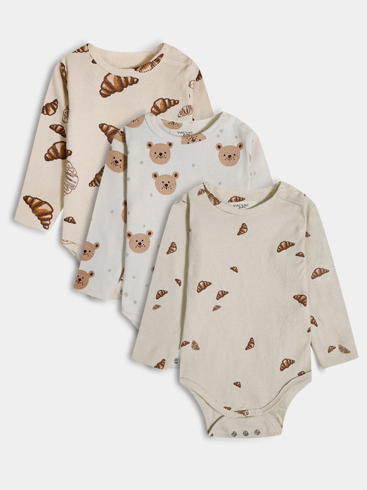 Baby Long Sleeve Bodysuits Mixed