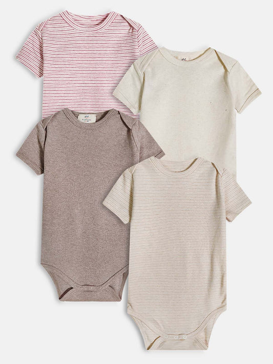 Baby Short Sleeve Bodysuits Mixed
