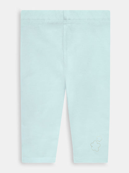 Baby Stretch Blue Capri