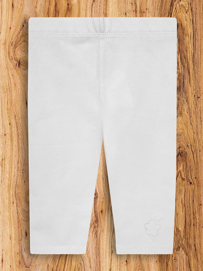 Baby Stretch White Capri