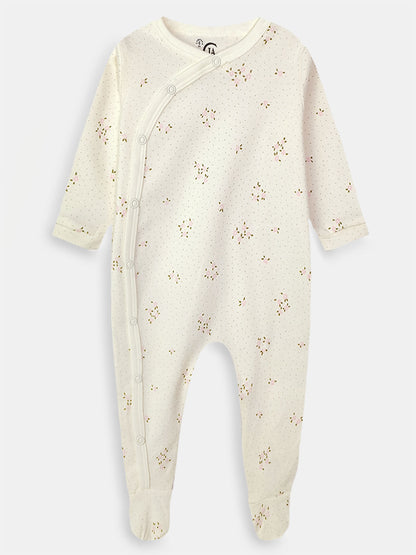 Baby Kimono Sleepsuits Pack Of 3 Mixed