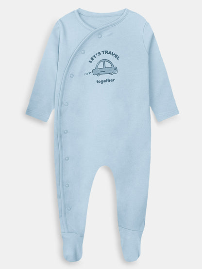 Baby Kimono Sleepsuits Pack Of 3